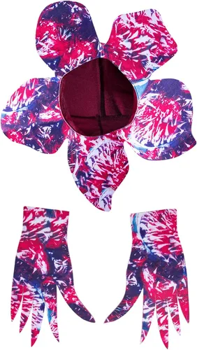 Vista 5 de Kewlent Disfraz de Demogorgon de Halloween para niños, overol de monstruo de flores para cosplay