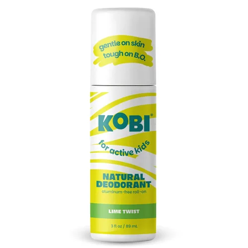 Vista 8 de Kobi Desodorante para niños activos, adolescentes, niñas, niños, natural, sin aluminio, fuerza deportiva - Cherry Kick