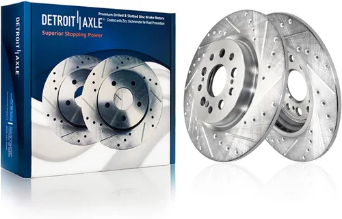 Vista 259 de Detroit Axle - Rotores de freno delantero para 04-13 Mazda 3 Rotores de frenos de disco 06-15 Mazda 5 Reemplazo: Rotor regular delantero de 11.81