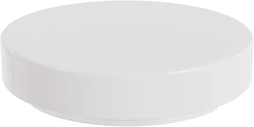 Vista 7 de KastLite Lente de Tambor Acrílico Circline de 14" Reemplazo de Pantalla de Lámpara Blanca, Cuello de Ajuste de 12.625"OD, 2.75"H Cubierta
