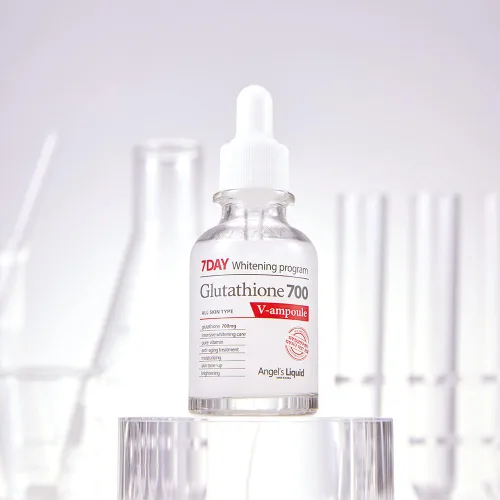 Vista 2 de [Líquido de Angel] Ampolla de cuidado del tono de glutatión de 1.01 onzas líquidas, suero coreano con niacinamida y complejo vitamínico para una