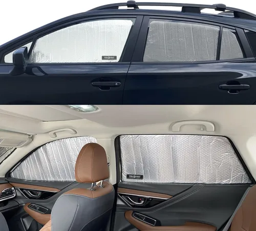 Vista 8 de YelloPro - Parasol para ventana lateral y asiento trasero de segunda fila (juego de 2) ajuste personalizado para Lexus RX SUV 2023, 2024, 2025