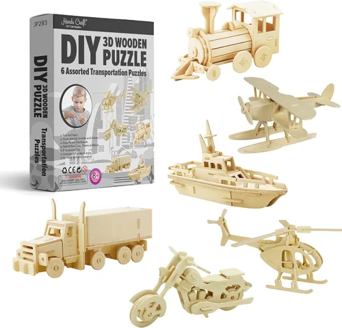 Vista 14 de Hands Craft - Juego de rompecabezas de madera 3D