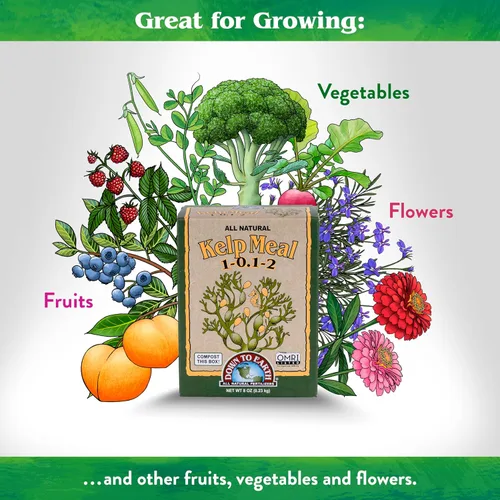 Vista 3 de Down To Earth All Natural Fertilizers Organic Kelp Meal - 1-0.1-2, 0.5 lb