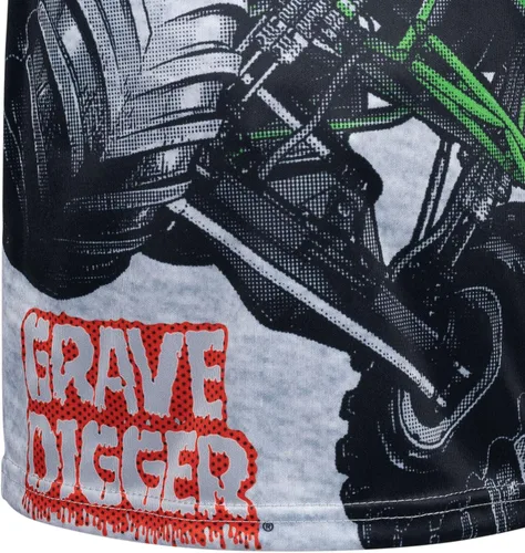 Vista 9 de Monster Jam Conjunto de 3 piezas de camiones camiseta sin mangas, pantalones cortos de rizo francés