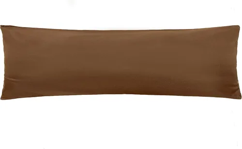 Vista 11 de iMaylex Funda de almohada con cremallera de tela de microfibra cepillada suave, cómoda y ligera, de fácil cuidado, negra, para cuerpo, 20 pulgadas x