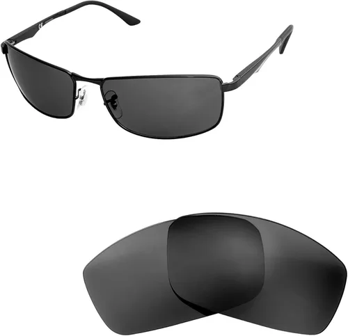 Vista 3 de Walleva Lentes de repuesto para lentes de sol Ray-Ban RB3498 de 2.520in, múltiples opciones disponibles