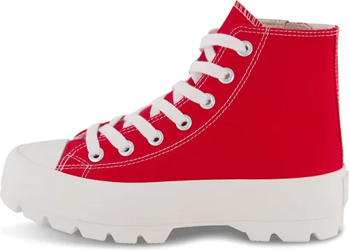 Vista 2 de CUSHIONAIRE Tenis de lona Vespa para mujer con espuma viscoelástica y cremallera lateral