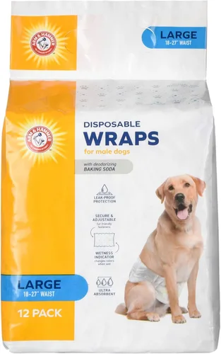 Vista 13 de Arm & Hammer Bandas para el vientre para perros machos pequeños, 12