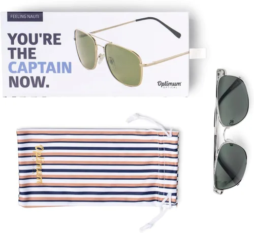 Vista 73 de OPTIMUM OPTICAL Gafas de sol protectoras UV atemporales para hombres y mujeres