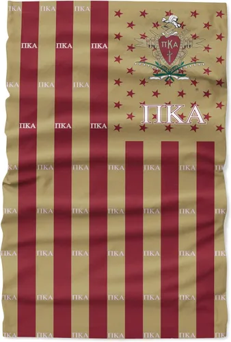 Vista 2 de greeklife.store Pi Kappa Alpha - Polaina de cuello con protección UV, máscara facial, diadema, bufanda, Multicolorido