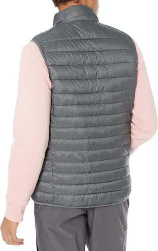 Vista 2 de Tienda Essentials - Chaleco para hombre acolchado, ligero y resistente al agua, incluye bolsa para empacarlo