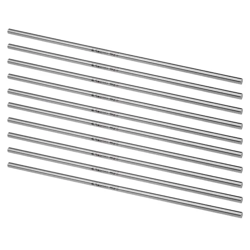 Vista 8 de uxcell 10 Uds Ronda Acero Rod 0.1 in HSS Torno Bar Stock 7.874 in Eje Largo