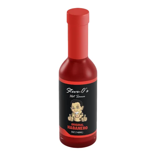 Vista 9 de Steve-O's Salsa Bangin' Buffalo Salsa cremosa y picante roja para alas, barbacoa, verduras, hamburguesas y huevos 5 fl oz
