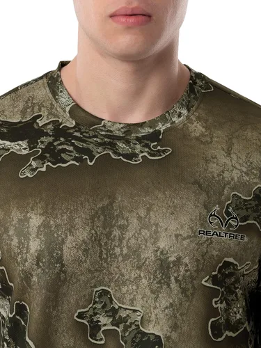 Vista 4 de Realtree Paquete de 2 camisetas de manga corta para hombre
