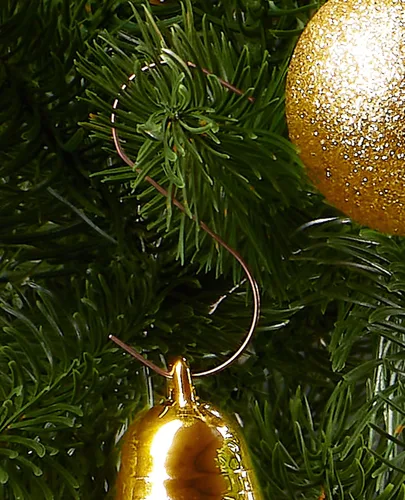 Vista 3 de BRUBAKER Paquete de 50 ganchos decorativos – Perchas de bolas con gancho en S para bolas de Navidad y decoración de árboles, perchas decorativas