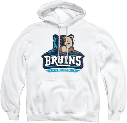 Vista 5 de LOGOVISION Bob Jones University - Sudadera con capucha unisex con logotipo primario envejecido Athletic Heather