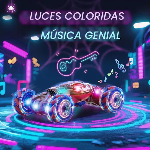 Vista 6 de Nicella S-Pider Automóvil a Control Remoto, 2.4GHz 4WD Detección de Gestos RC Coche de Acrobacias para Niños y Niñas de 6 a 12 años, Coches RC