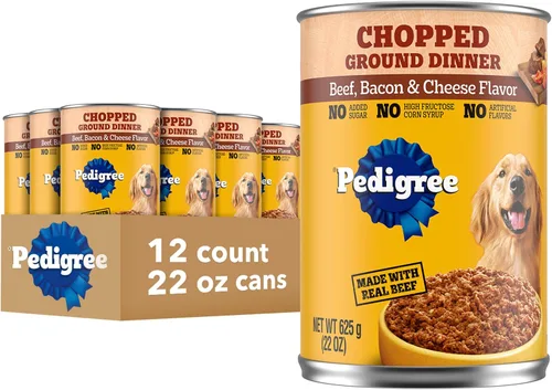 Vista 18 de Pedigree - Alimento húmedo para perros picado, carne de res, 13.2 onzas, 12 unidades 36 vitamins, minerals & amino acids, 30%+ water for