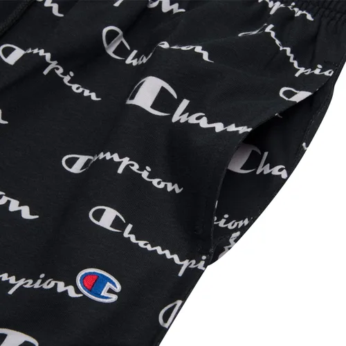 Vista 3 de Champion Pantalones cortos para hombre, grandes y altos, estampado completo, pantalones cortos de entrenamiento para hombre