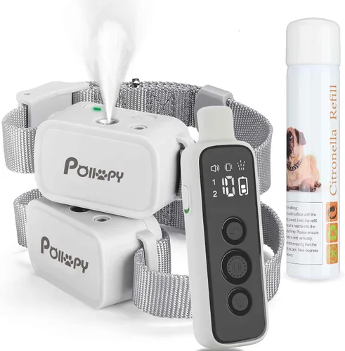 Vista 10 de Collar de perro de citronela con control remoto, más seguro 3 modos