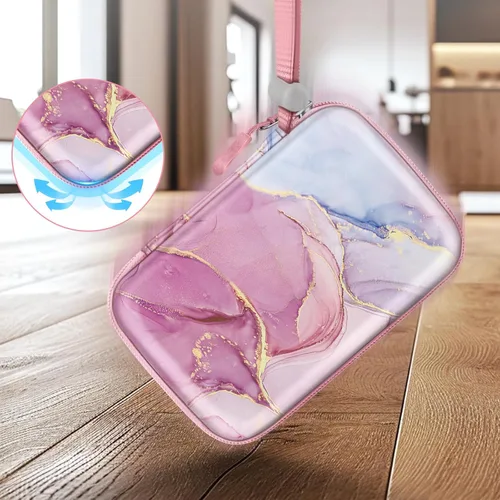 Vista 8 de FINTIE Funda para impresora HP Sprocket Select/Sprocket Plus Smartphone Dreamy Marble