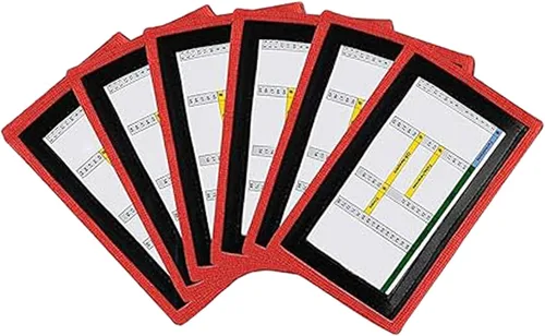 Vista 13 de Playbook Wristband QB, Adult Playbook,3 Slots, 6 Pack Negro