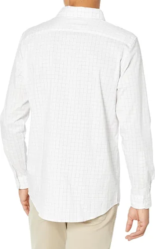 Vista 2 de Tienda Essentials Camisa de vestir elástica de manga larga ajustada para hombre