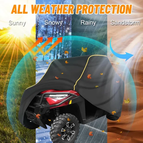 Vista 2 de StarknightMT Cubierta UTV de 2-3 Asientos con Salidas de Aire, Cubiertas UTV Universales Compatibles con Can Am X3 Defender Commander, Polaris RZR