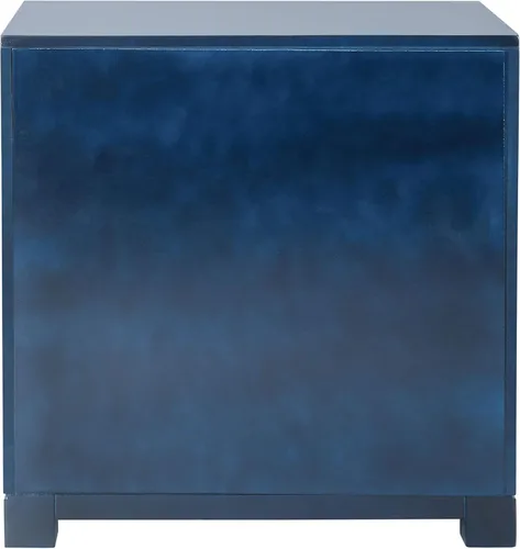 Vista 6 de SAFAVIEH Raina - Mesita de noche de madera, 25 pulgadas, color azul marino