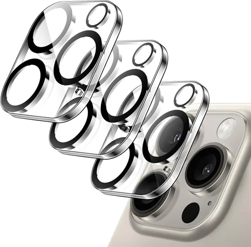 Vista 8 de JETech Protector de lente de cámara para iPhone 15/15 Plus, paquete de 3