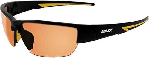 Vista 3 de 2 pares de gafas de sol Maxx 7 negro con marco verde y amarillo TR90 HD lentes