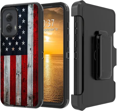 Vista 137 de Funda para Moto G Stylus 5G 2023 con funda de clip para cinturón y soporte, resistente de doble capa, resistente a prueba de golpes, para Motorola