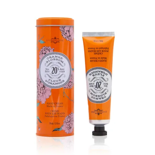 Vista 4 de La Chatelaine Crema de Manos de Mantequilla de Karité, Fabricada en Francia, Ingredientes Naturales y Orgánicos, 70ml / 2.3 oz, Estuche de Regalo