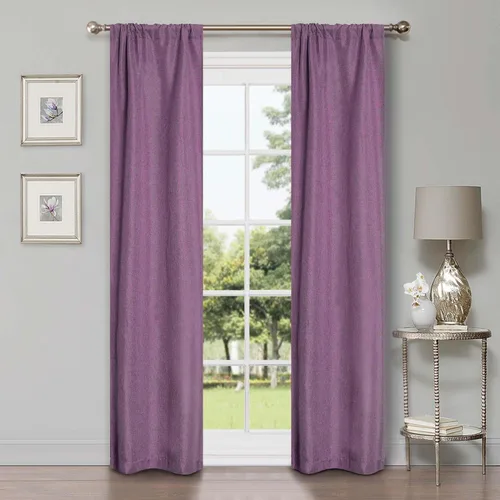 Vista 25 de Superior Linen Semi Blackout Curtains, Room Darkening, Bedroom, Drapes, Kitchen, Living Room Window Accents, Sun Blocking, Grommet Header, Classic