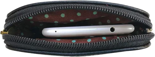 Vista 6 de CHALA Hobo Style - Bolso de hombro grande con cremallera y cartera Chala