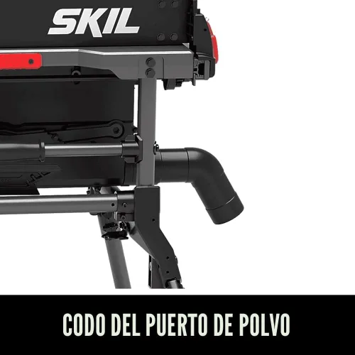 Vista 7 de Sierra de mesa portátil SKIL TS6307-00 de 10 pulgadas (25 cm) con soporte plegable de 15 amperios
