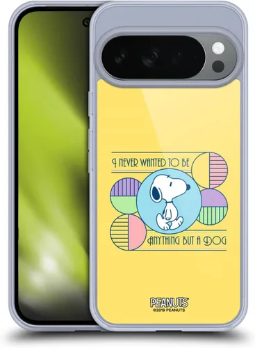 Vista 141 de Head Case Designs Snoopy Deco Dreams - Funda de gel con licencia oficial de Peanuts Blue Pattern [protección de grado militar] compatible con Google