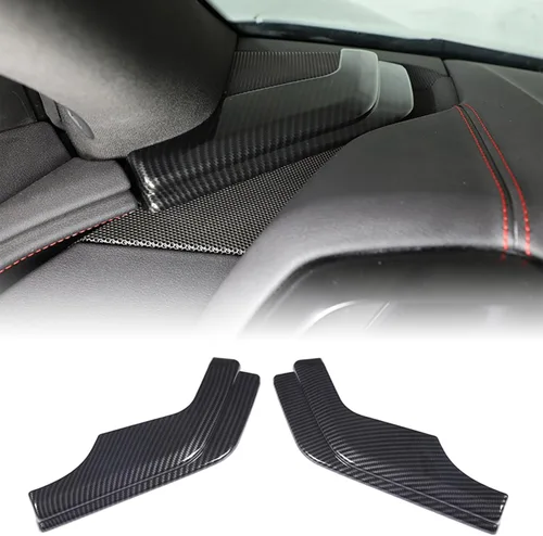 Vista 37 de CHEAYAR Marco de Decoración y Cubierta de Remate Compatible con Interruptor de Elevación de Ventana para Chevrolet Corvette C8 2020-2023