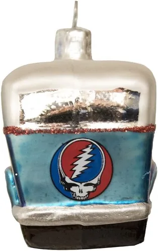Vista 5 de Kurt Adler - Adorno de cristal de Grateful Dead, 4 pulgadas