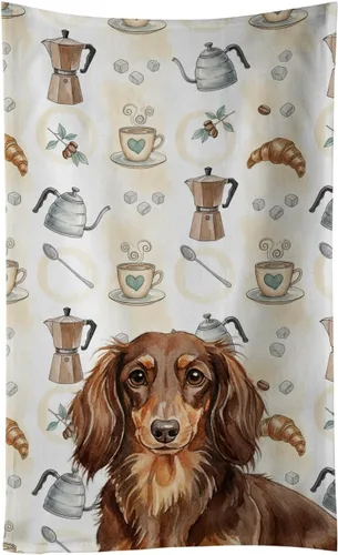 Vista 22 de Caroline's Treasures Afghan Hound - Toalla de cocina para barra de café, terciopelo frontal y lazo de algodón, lavable a máquina Sabueso afgano