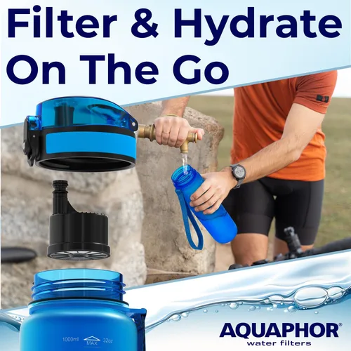 Vista 3 de Filtro de repuesto para botella de agua filtrada, filtro de 40 galones, reemplaza 300 botellas de agua de plástico. Incluye 2 filtros, 150 L. Nakii