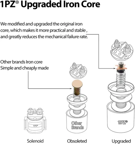 Vista 2 de Relé solenoide de arranque de alta calidad UMPARTS para Honda 300 Fourtrax