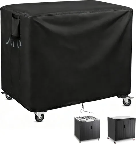 Vista 11 de Prep Table Cover for Movable Dining Cart Table