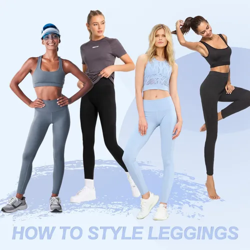 Vista 2 de FULLSOFT Paquete de 4 leggings con bolsillos para mujer, pantalones suaves de cintura alta con control de abdomen para entrenamiento y yoga