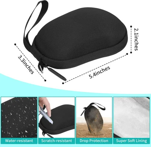 Vista 3 de Estuche de viaje de almacenamiento para Logitech Signature M650 M550 M650L M650 L Ratón Bluetooth inalámbrico