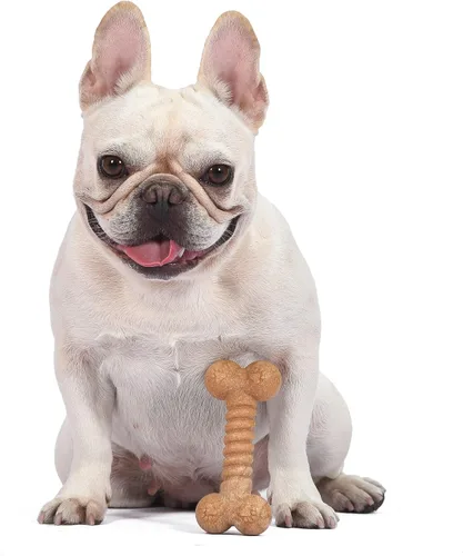 Vista 7 de Arm & Hammer Barkies - Colección clásica de madera comprimida de hueso, juguete masticable con sabor a mantequilla de maní de 5 pulgadas