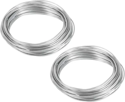 Vista 9 de PATIKIL Alambre de entrenamiento para bonsái de 0.039 pulgadas, 2 rollos de tallos de alambre floral de aluminio anodizado para árbol de 65.6 pies