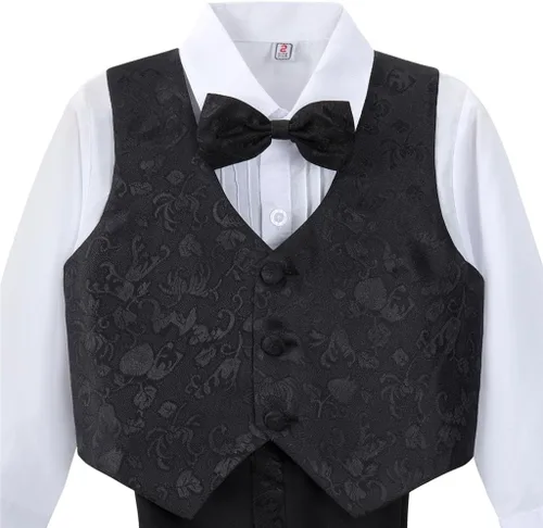 Vista 5 de Dressy Daisy Esmoquin de ajuste clásico para bebé niño