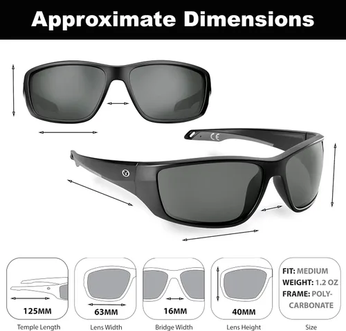 Vista 4 de Flying Fisherman Gafas de sol envolventes Carico